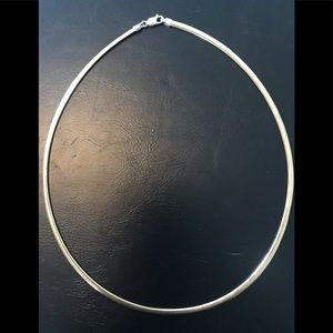 RESERVED- GOLD/SILVER Omega Necklace and Slide